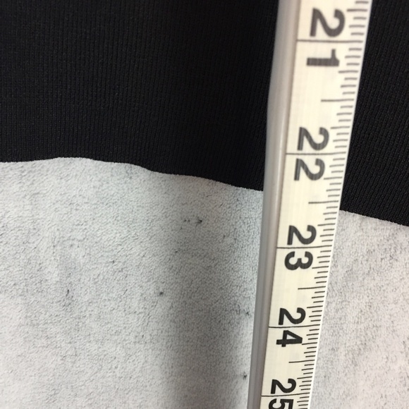 Ann Taylor Loft Cross Front Top Sz Medium Black Ribbed V Neck Tunic - Picture 9 of 9